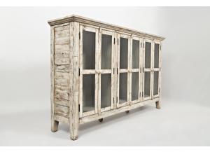 Image for Rustic Shores Scrimshaw 70" Accent Cabinet