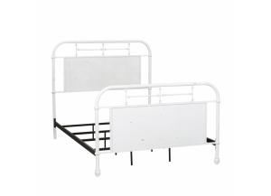Image for Vintage Series Queen Metal Bed - Antique White