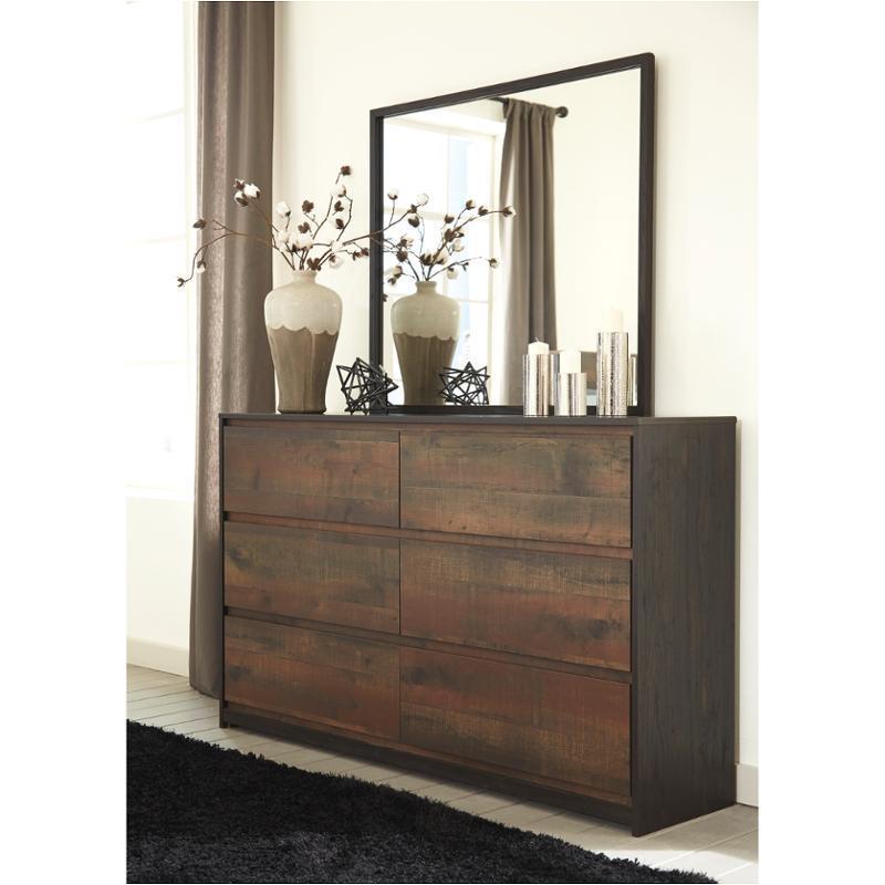 Ashley Furniture Windmore Dark Brown Dresser + Mirror,In-Store