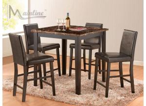 Image for Market St 5PC SET: Counter Table And 4 Chairs