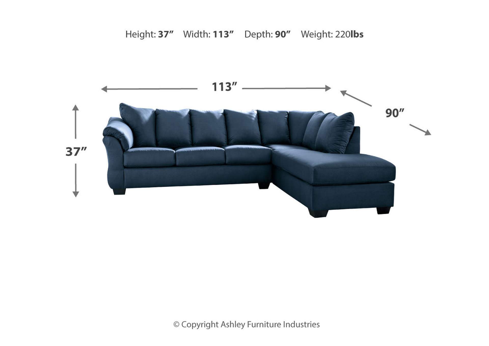 Darcy 2-Piece Sectional with Chaise,March 15 2023 eCircular