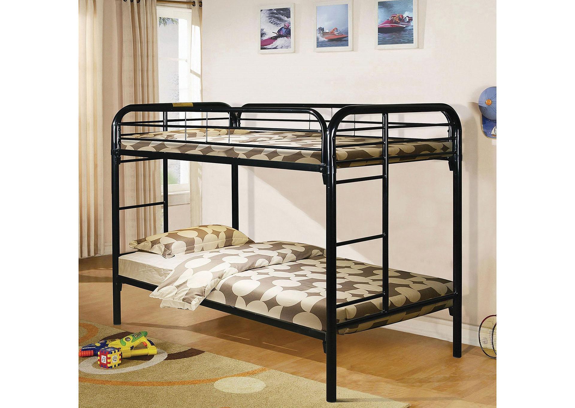 Metal Twin Bunk Bed,HomeSource