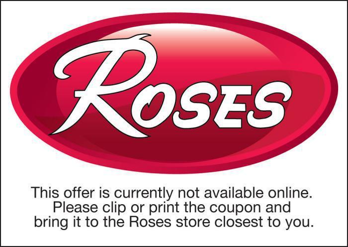 RosesInStoreCoupon,In Store Notification