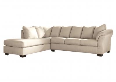 Image for White Darcy 2-Piece Sectional with Chaise