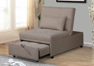 Image for U-9001 Beige Convertible Sleeper Chair