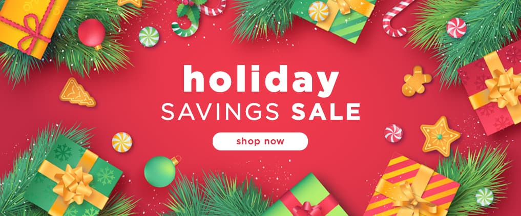 Holiday savings sale