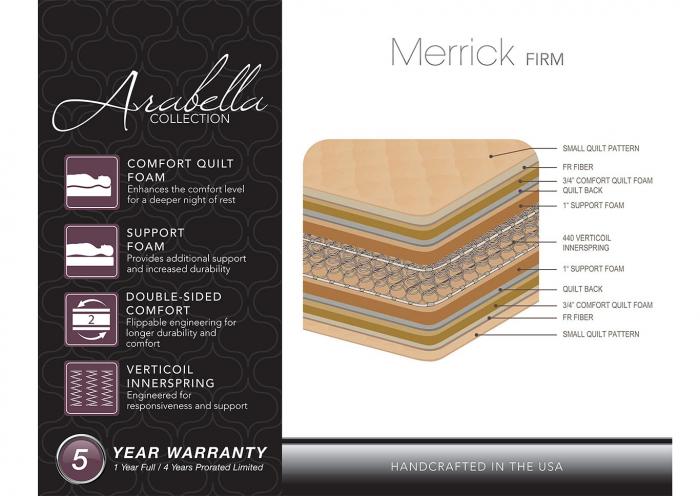 MERRICK FIRM TWIN MATTRESS,Corsicana