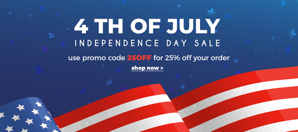 4th of July - 25% Off with code 25OFF