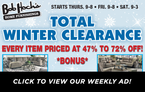 Total Winter Clearance - Every Item Priced at 47% to 72% Off!