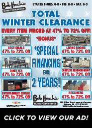 Total Winter Clearance - Every Item Priced at 47% to 72% Off!