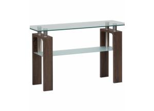 Compass 50" Sofa Table with Glass Top 198-4