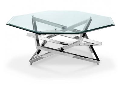Image for Cocktail Table Chrome Octagonal