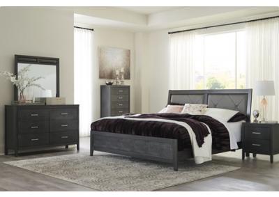 Delmar Full Bed/Dresser/Mirror/Chest/Nightstand
