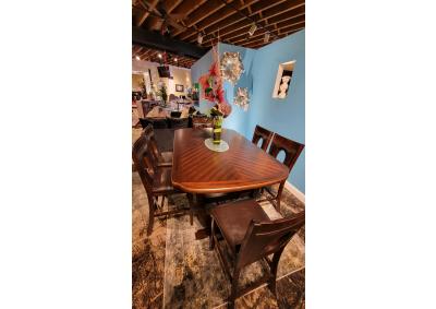 Image for Counter Table Oracle Espresso 6 Chairs