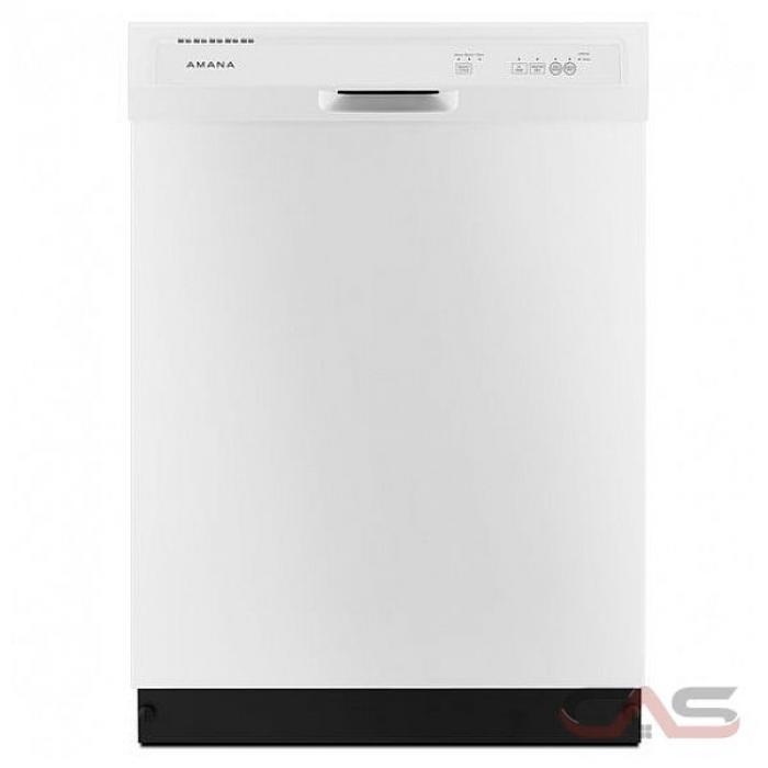Amana White Dishwasher with Triple Filter Wash System,Amana