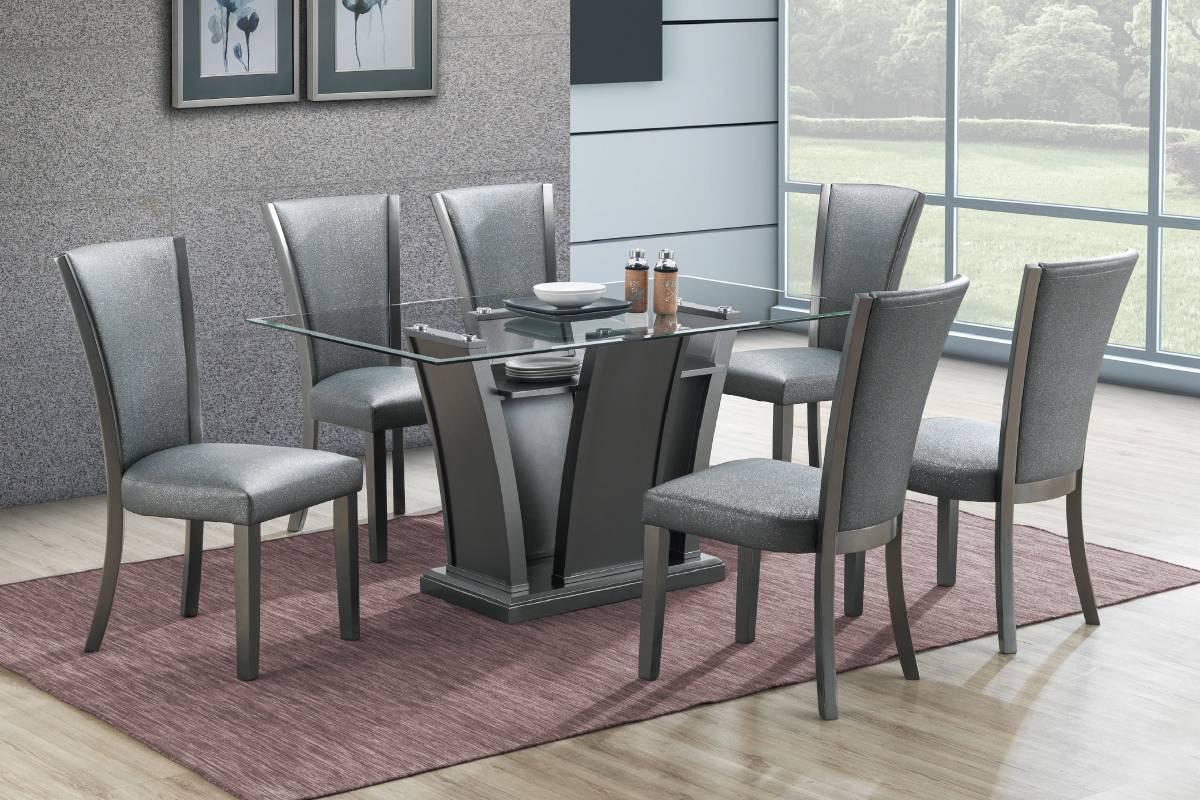 F2483 Dining Set With 4 Chairs,Boss