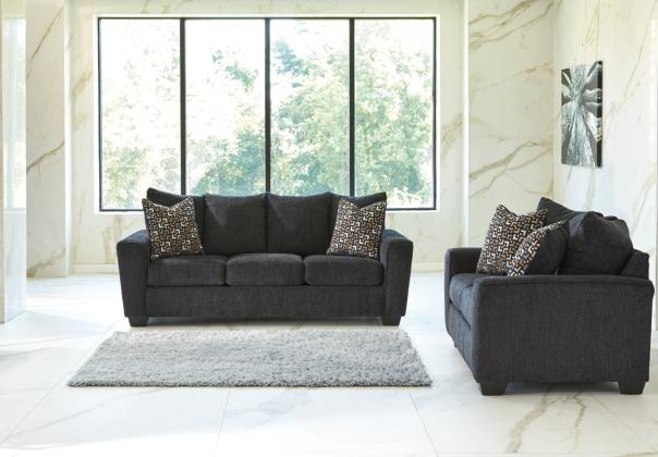 Wixon Slate Sofa And Loveseat,In-Store Product