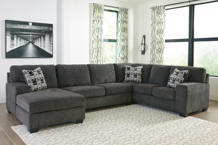 Ballinasloe Smoke LAF Chaise Sectional,In-Store Product