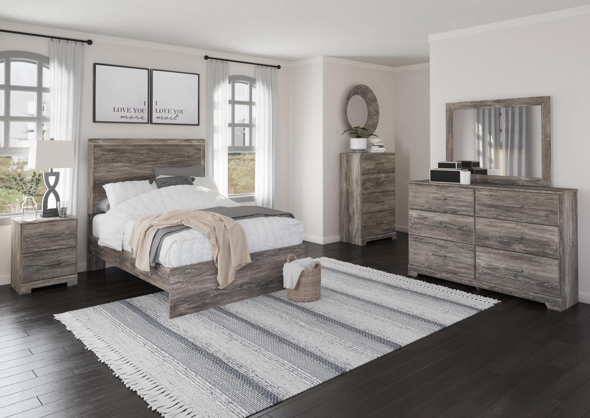 Ralinski Queen Bed w/ Nightstand, Dresser & Mirror,In-Store Product