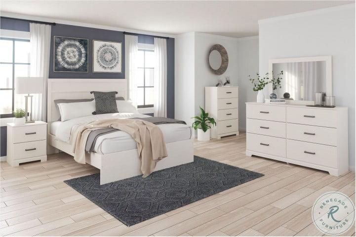 Stelsi Queen Bed w/ Nightstand, Dresser & Mirror,In-Store Product