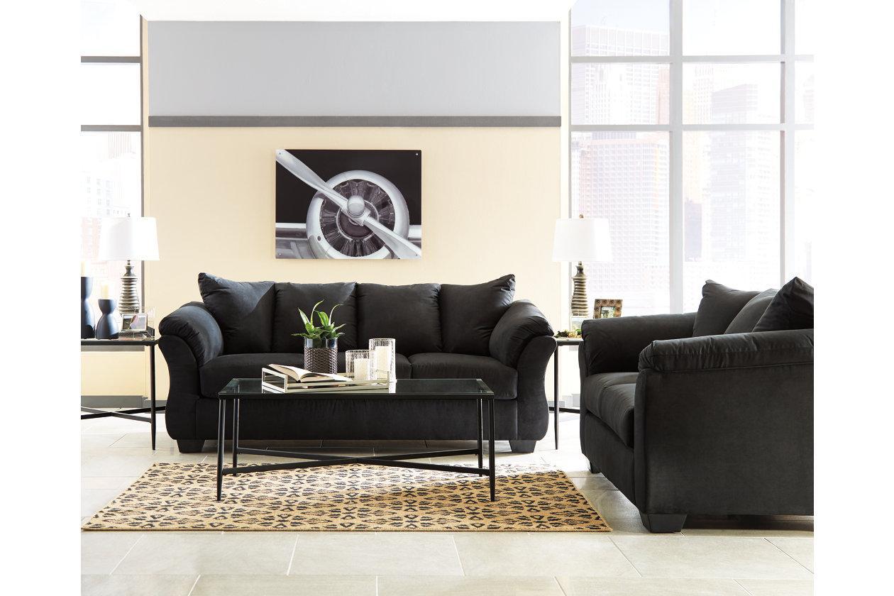 Darcy Black Sofa and Loveseat,In-Store Product