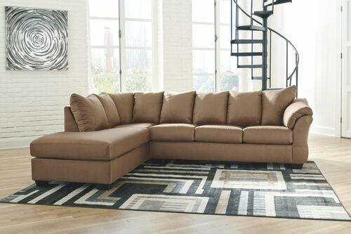 Darcy Mocha 2 Piece Sectional With Chaise,In-Store Product