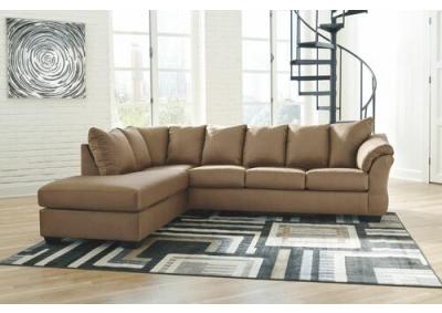 Darcy Mocha 2 Piece Sectional With Chaise