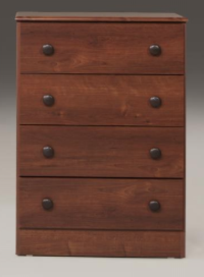 4 Drawer Fully Assembled Cherry Chest,Kith Furniture