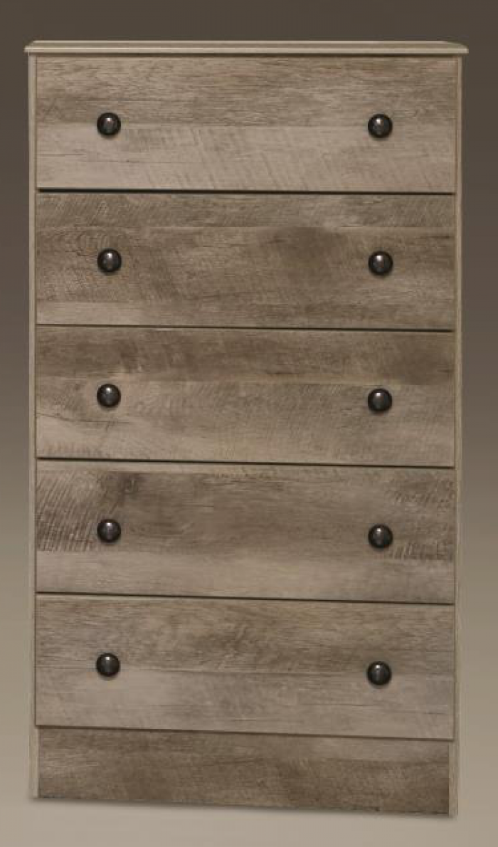 Kith Manslough Oak 5 Drawer Chest,Kith Furniture
