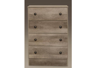 Image for Kith Manslough Oak 4 Drawer Chest