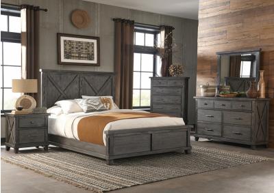 Image for Hacienda Gray Queen 6pc Bedroom Set