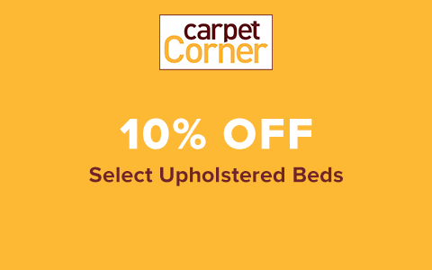 10% Off Select Upholstered Beds
