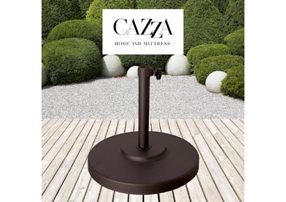 Image for CAZZA 50LBS Umbrella Base With Steel Cover with Concrete Bronze