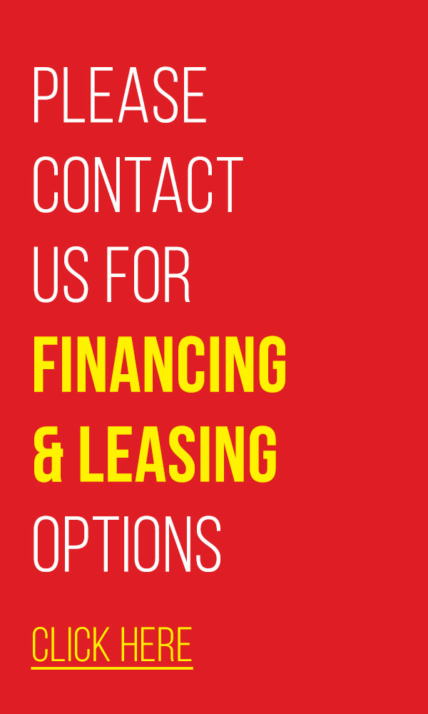 Please contact us for financing & leasing options