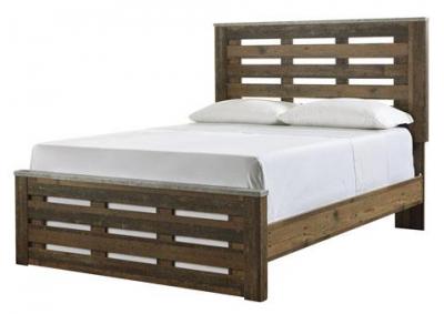Image for Rustic “Skid” Queen Bed 