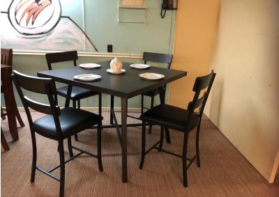 Image for “Royce” 5 piece Counter Height Table and 4 Stools