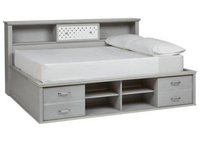 Image for “Arcella” Full Side Bookcase Storage Bed