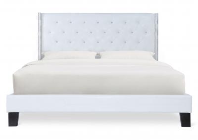 Image for Overflow White Queen Platform Bed