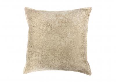 Image for Mason Vegan Leather Throw pillows - Cream