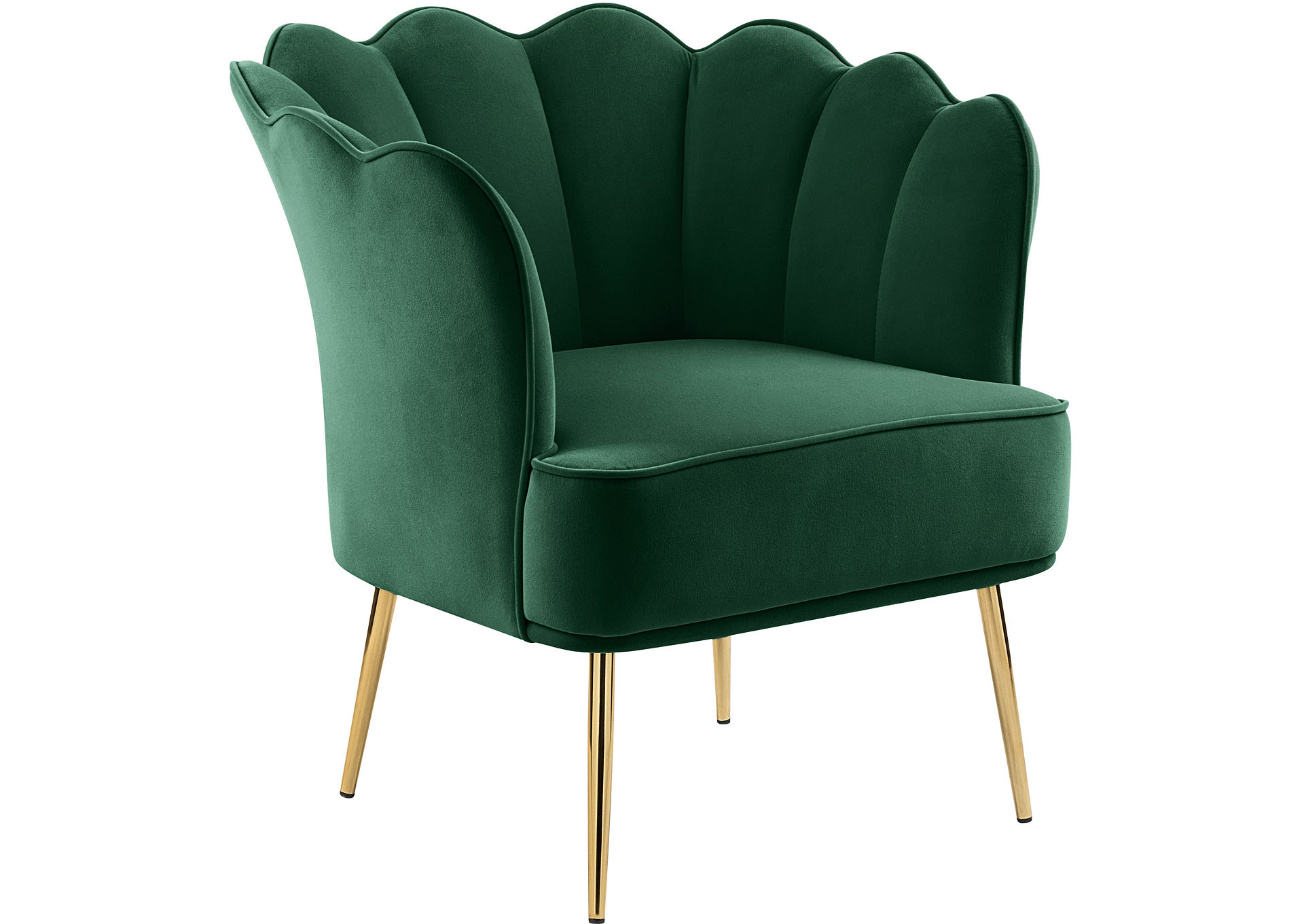 Woodford Green Velvet Accent Chair,"Serafina" In-Store