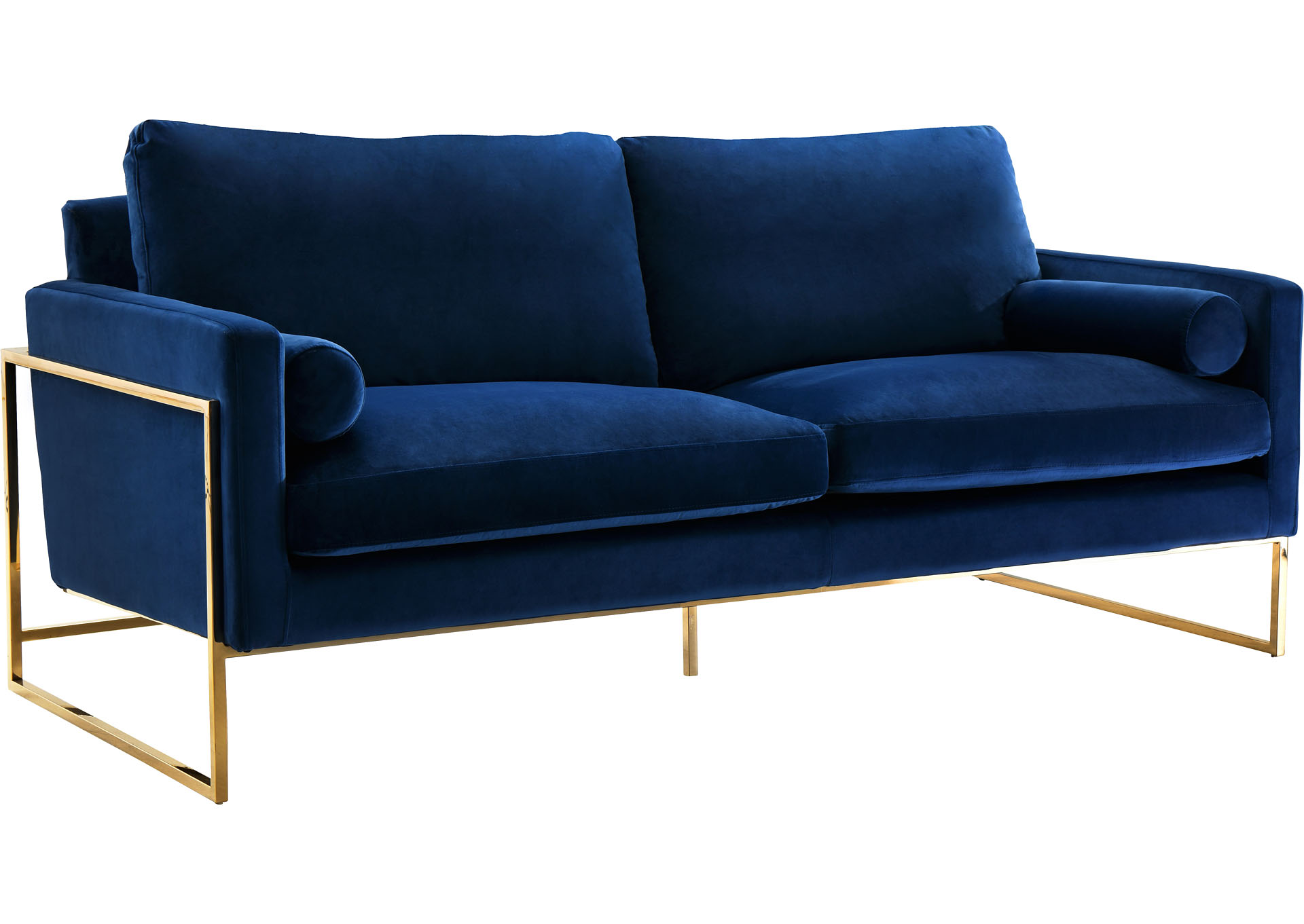 Sofie Navy Velvet Sofa Coco Furniture Galleries