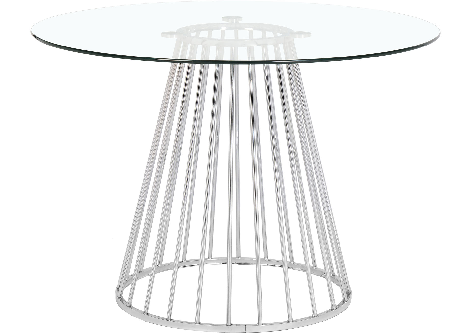 Yara Chrome Dining Table Coco Furniture Galleries