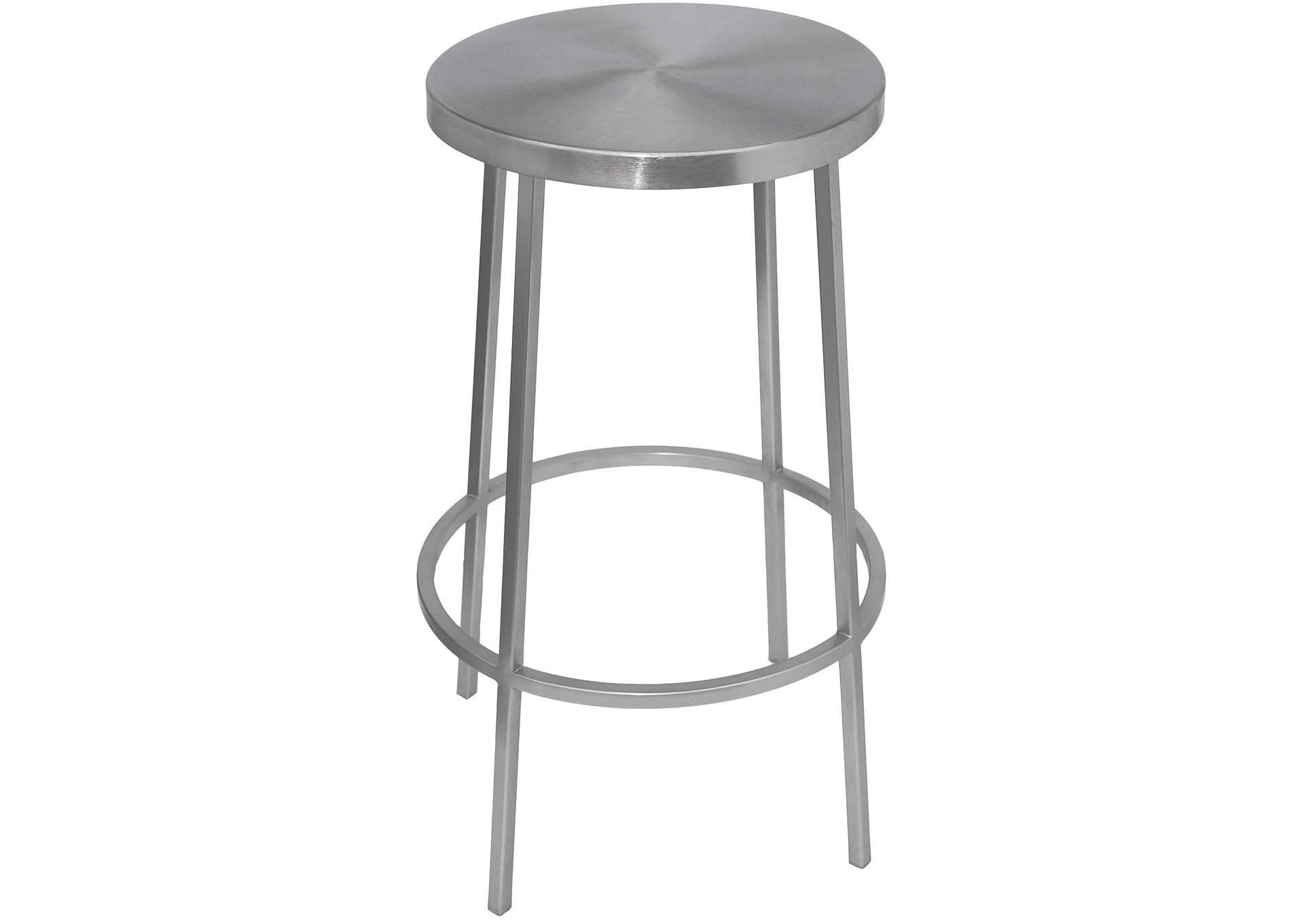 Ring Silver Counter Stool,"Serafina" In-Store