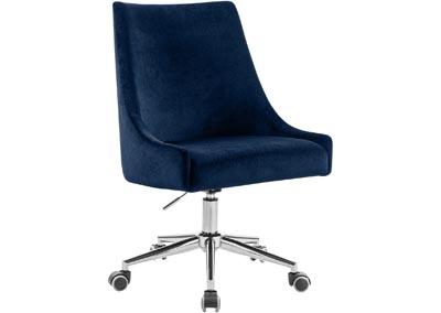 Image for Arden Navy Velvet Office Chair