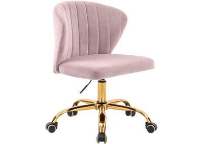 Image for Hendrix Pink Velvet Office Chair