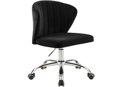 Image for Hendrix Black Velvet Office Chair