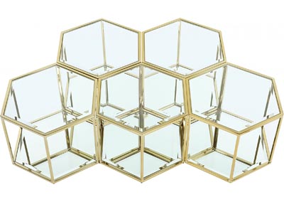 Image for Nube Brushed Gold Coffee Table