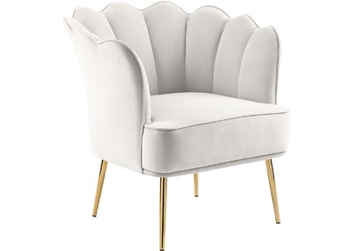 Image for Woodford Cream Velvet Accent Chair