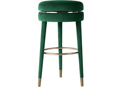 Image for Claude Green Velvet Counter Stool 