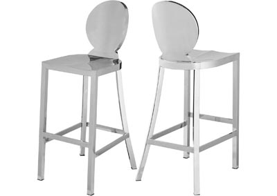 Image for Aleksandra Chrome Stool 